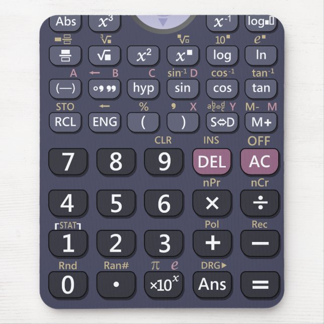 Mousepad Calculadora científica (Frente)