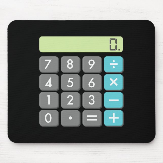 Mousepad Calculadora Halloween Figurume Matemática Geek Leg (Frente)