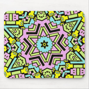 Mousepad Caleidoscópio 04 dos desenhos animados