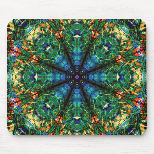 Mousepad Caleidoscópio de cores (Frente)
