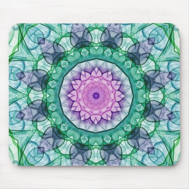 Mousepad Caleidoscópio do lírio de água (Frente)