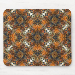 Mousepad Caleidoscópio mais escuro das abelhas do mel -