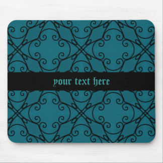 Mousepad Caleidoscópio negro e lacrimejo