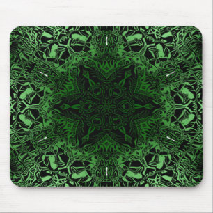 Mousepad Caleidoscópio verde