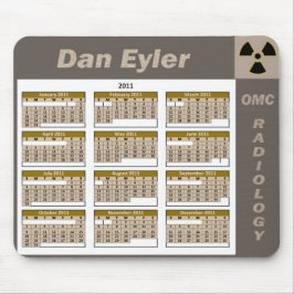 MOUSEPAD CALENDÁRIO 2011 DE DAN EYLER
