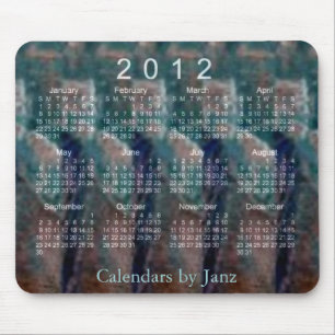 Mousepad calendário 2012 3D