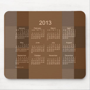 Mousepad Calendário 2013