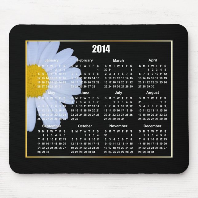 Mousepad Calendário 2014 (Frente)