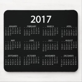 Mousepad Calendário 2017