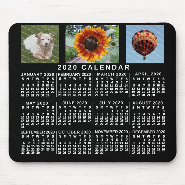Mousepad Calendário 2020 (Consulte Descrição de Nova Versão (Frente)