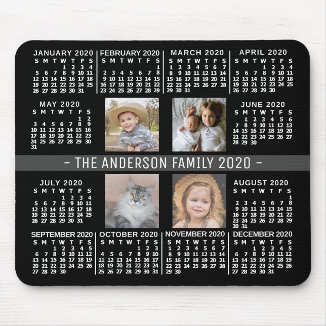 Mousepad Calendário 2020 (Consulte Descrição de Nova Versão (Frente)