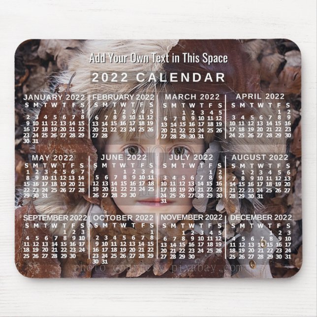 Mousepad Calendário 2022 (Consulte Descrição para Nova Vers (Frente)