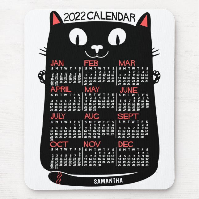Mousepad Calendário 2022 (Consulte Descrição para Nova Vers (Frente)