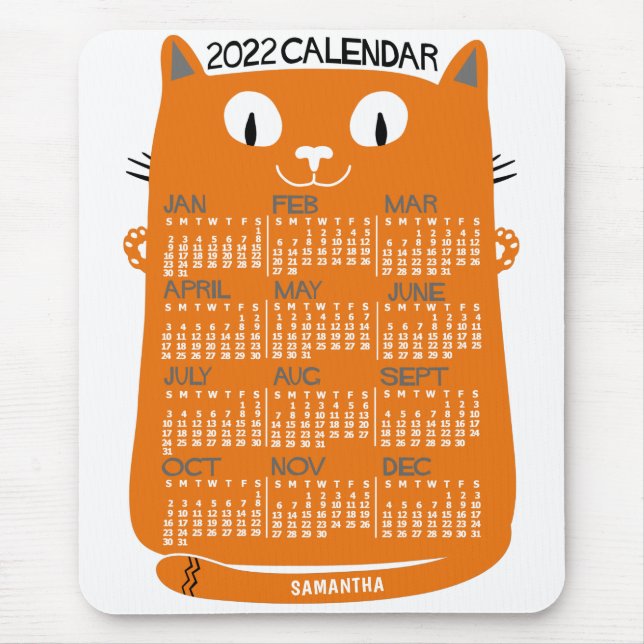 Mousepad Calendário 2022 (Consulte Descrição para Nova Vers (Frente)