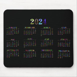 Mousepad Calendário 2024