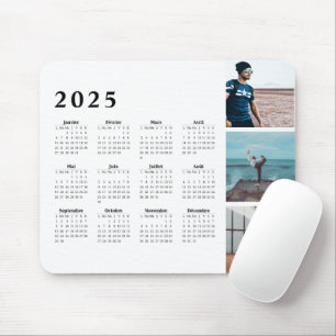 Mousepad Calendário 2025 de la galerie personnalisée