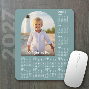 Mousepad Calendário 2027 com Foto - Arco Moderno
