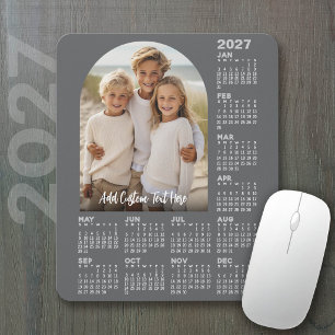 Mousepad Calendário 2027 com Foto - Arco Moderno