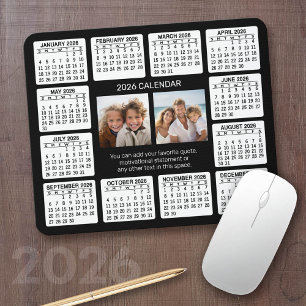 Mousepad Calendário com Foto no Centro