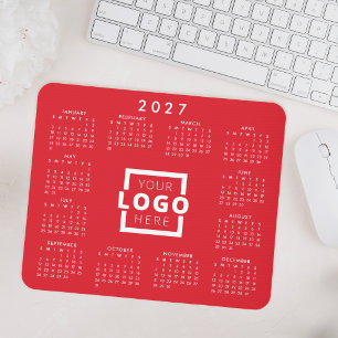 Mousepad Calendário Corporativo 2023 com Logotipo de Negóci