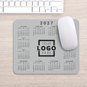 Mousepad Calendário Corporativo 2023 com Logotipo Empresari