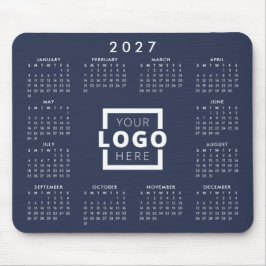 Mousepad Calendário corporativo do logotipo corporativo par