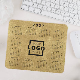 Mousepad Calendário corporativo do logotipo corporativo par