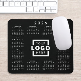 Mousepad Calendário corporativo do logotipo corporativo par