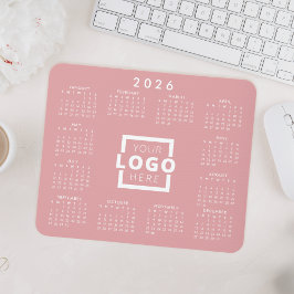 Mousepad Calendário corporativo do logotipo corporativo par
