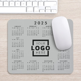Mousepad Calendário corporativo do logotipo corporativo par
