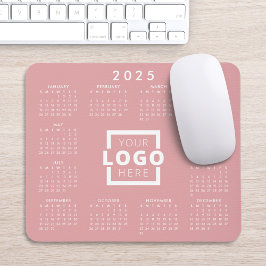 Mousepad Calendário corporativo do logotipo corporativo par