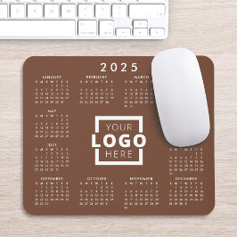 Mousepad Calendário corporativo do logotipo corporativo par