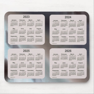 Mousepad Calendário das Shadows 2023-2026 de 4 anos por Jan