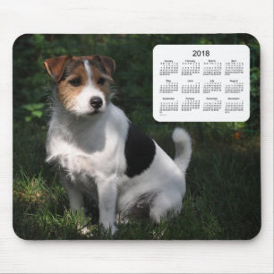 Mousepad Calendário de 2018 cães por Janz Jack Russell