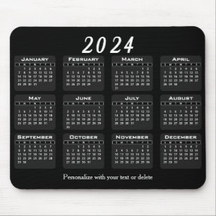 Mousepad Calendário de 2022 - Painel do mouse no ano