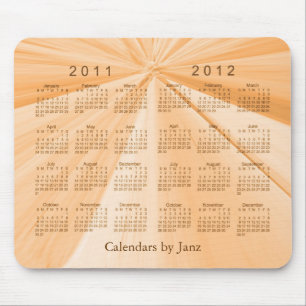 Mousepad Calendário de 2 Anos 2011-2012
