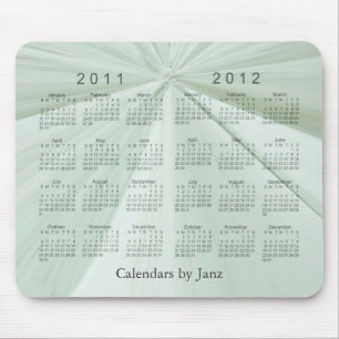 Mousepad Calendário de 2 Anos 2011 - 2012