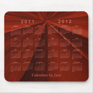 Mousepad Calendário de 2 Anos 2011-2012