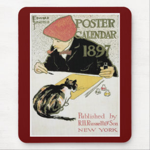 Mousepad Calendário de Cartazes 1897