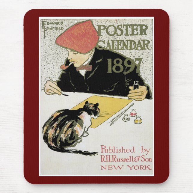 Mousepad Calendário de Cartazes 1897 (Frente)