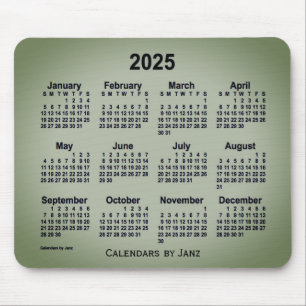 Mousepad Calendário de Cinzas Recoleta 2025 por Janz Mouse 