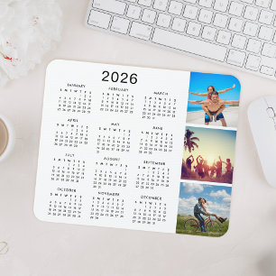 Mousepad Calendário de Colagem de Fotos de Memória de Keeps