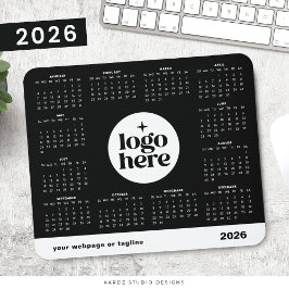 Mousepad Calendário de Cores Personalizado Ano 2026 para Ne
