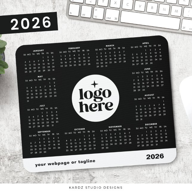 Mousepad Calendário de Cores Personalizado Ano 2026 para Ne (Criador carregado)