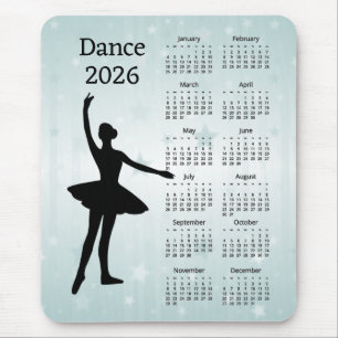 Mousepad Calendário de Dança 2026
