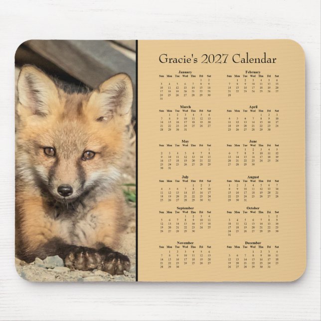 Mousepad Calendário de Mesa Personalizado 2027 Kit de Rapos (Frente)
