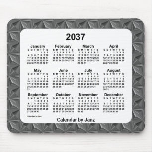 Mousepad Calendário de Ouros Negros 2037 por Janz