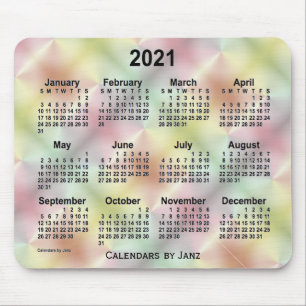 Mousepad Calendário de San Telmo Satin 2021 por Janz