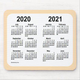 Mousepad Calendário do Ano Escolar 2020-2021 por Trigo Janz