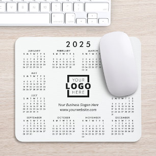 Mousepad Calendário do Logotipo Comercial do Promocional P